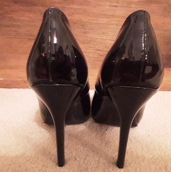 Ceely slate blue Just Fab heels 7.5 - Picture 5 of 8